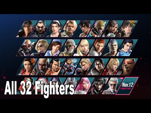 Tekken 8 All 32 Launch Fighters Gameplay Trailers