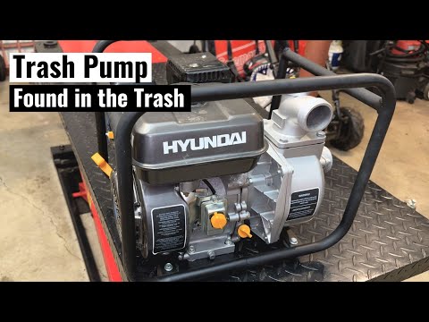 Trash Pump Thrown Away - Will it Run?