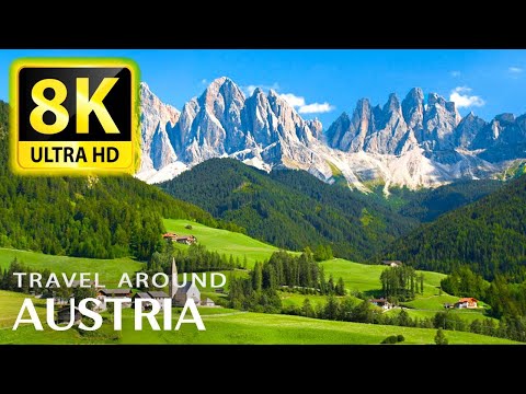 AUSTRIA with HD 8K ULTRA (60 FPS)- Travel to the best places in Austria with relaxing music 8K TV