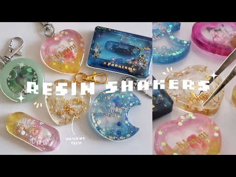 how I make resin shaker charms ☁️ | watch me resin