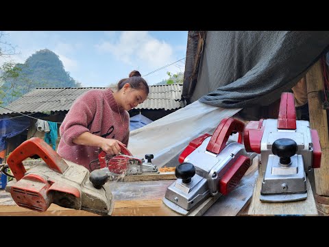 The genius girl repairs and completely restores an old abandoned OSUKA wood planer|Girl Mechanic