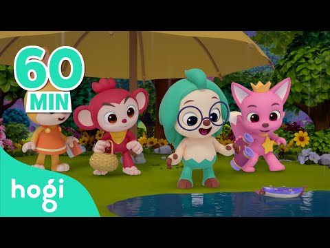 Rain, Rain, Go Away + More Nursery Rhymes &amp; Kids Songs | Pinkfong &amp; Hogi