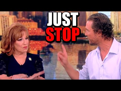 Matthew McConaughey SHUTS DOWN Joy Behar in HILARIOUS WAY She Didn't See Coming!