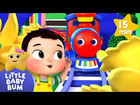 Choo Choo! Wheels On The Train ⭐ Cute Baby Songs