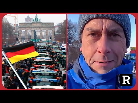 &quot;We are NOT right-wing extremists!&quot; German farmers fight back, demand government action | Redacted