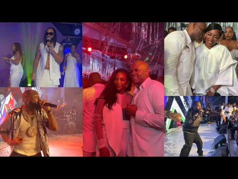 Tony Elumelu All White Party, As Genevieve, Davido,Burnaboy Flavour &amp; Others Party