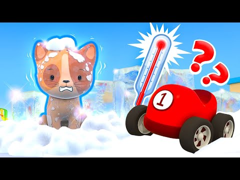 The kitten is in DANGER! Learn animals with Helper Cars. Full episodes of car cartoons for kids.