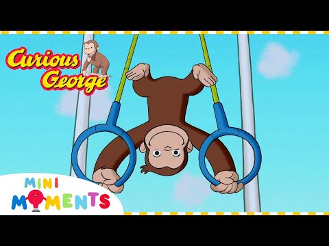 Curious George Does Gymnastics | Curious George | Mini Moments