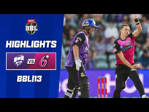 Hobart Hurricanes v Sydney Sixers | BBL|13