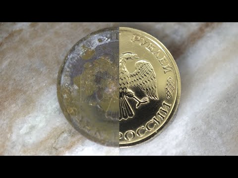 [ASMR] eagle coin / restoration / metal polishing / coin cleaning