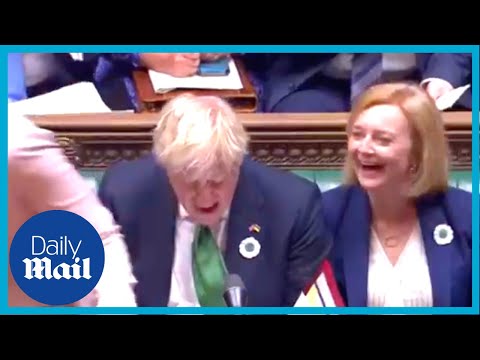 Boris Johnson jeered and booed as he enters Commons for PMQs
