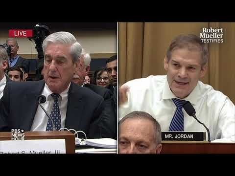 WATCH: Rep. Jim Jordan&rsquo;s full questioning of Robert Mueller | Mueller testimony