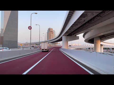 [ Driving Japan ] Tokyo City Highway. Relax and sleep. 2021/Apr/30 Fri 6:03 pm. 首都高速