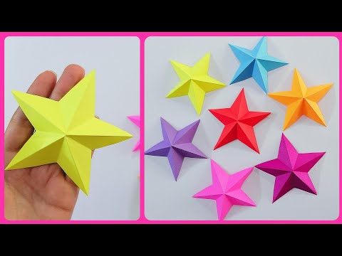 Easy Paper Star in 1 minute | Eid decoration ideas at home