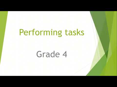 performative tasks for grade 4 المهام الادائيه