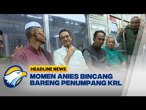 Usai dari Bogor, Anies ke Jakarta Naik Kereta