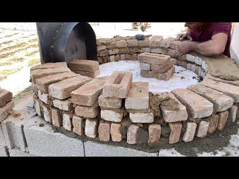 How to make pizza oven ( Taş fırın ) - Barbek&uuml; &amp; Fırın yapılışı