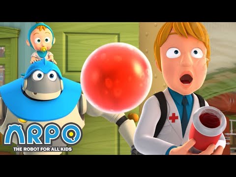 Arpo the Robot | Influenza +MORE FULL EPISODES | Compilation | Funny Cartoons for Kids