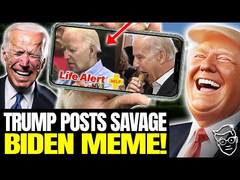 Trump Posts HYSTERICAL Biden Nursing Home Meme | BREAKS Internet | Salty Libs SEETHE 🧂