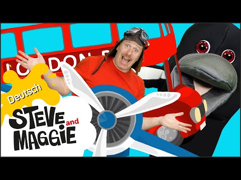 Die R&auml;der am Bus mit Steve and Maggie Deutsch | Die Show f&uuml;r Kinder