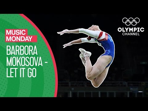 Barbora Moko&scaron;ov&aacute;'s Gymnastics Floor Routine to &quot;Let It Go&quot; (Disney Cover) | Music Monday