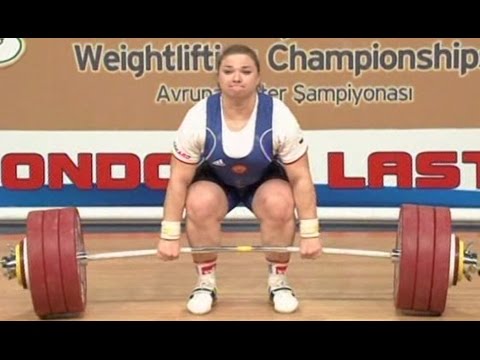 2012 European Weightlifting Championships, Women +75 kg  Тяжелая Атлетика. Чемпионат Европы