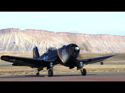 Beautiful WWII engine noise at the 2023 Grand Junction Airshow, and a Corsair flyby!