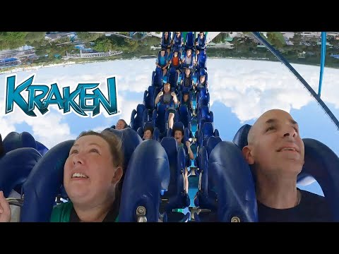 Kraken 4K Multi-Cam POV - Sea World Orlando