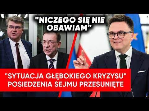 &quot;Sytuacja głębokiego kryzysu&quot;. Hołownia m&oacute;wi, co dalej z Sejmem