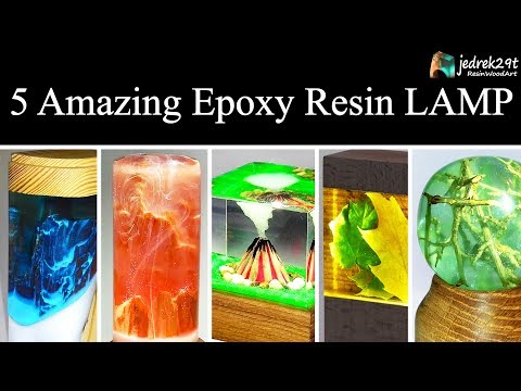 5 MOST Amazing Epoxy Resin LAMP / Tutorial / RESIN ART