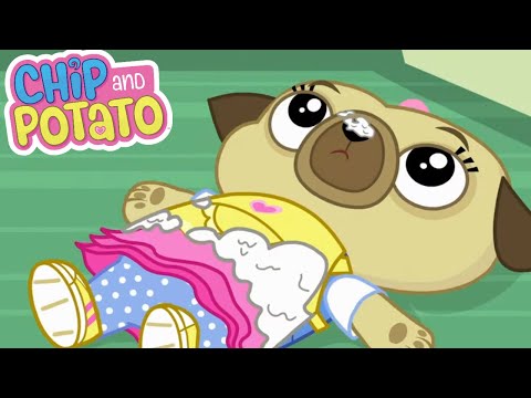 Chip and Potato | Chip's Baking Disaster! | Cartoons For Kids