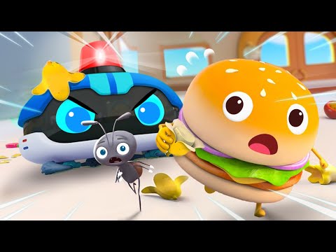 Police Robot Cleanser VS Ant Army +More | Yummy Foods Family Collection | Best Cartoon for Kids