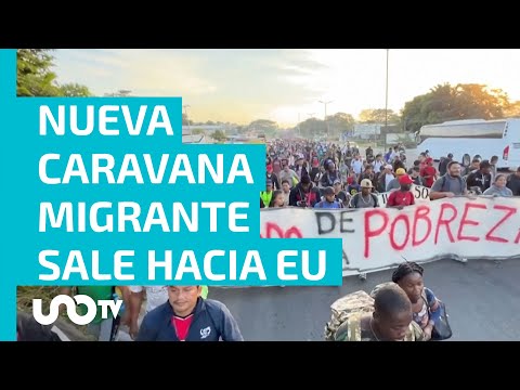 IM&Aacute;GENES: &ldquo;&Eacute;xodo de la pobreza&rdquo;, la nueva caravana migrante que avanza en Navidad con rumbo a EU