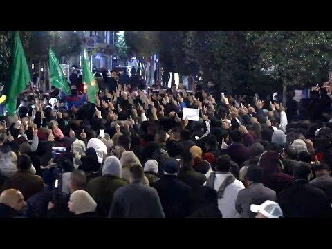 Palestinians rally in Ramallah after Hamas deputy killed in strike in Lebanon | AFP