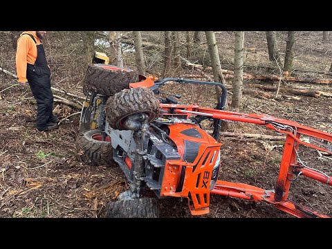 Recovering my tipped Kubota BX23s tractor