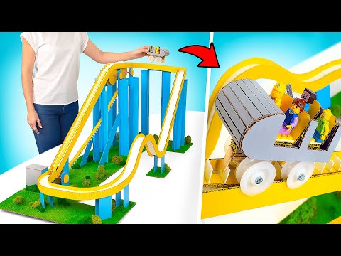 How To Build Cardboard Slide Ride For Cars