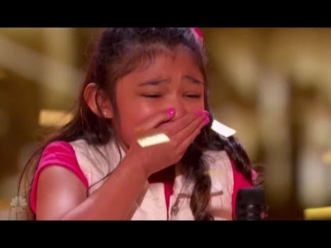 Angelica Hale: GOLDEN BUZZER after Burning Down AGT with &quot;GIRL ON FIRE&quot; | America's Got Talent