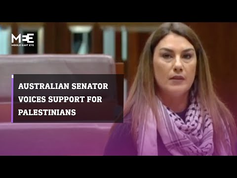 Australian senator Lidia Thorpe speaks up for Palestine in Australian senate