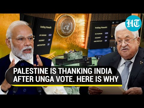 India Stuns Israel-U.S. At UN General Assembly; Palestine Thanks New Delhi | Gaza War