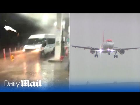 Storm Isha: Dangerous winds hit the United Kingdom as flights are diverted and trains are cancelled