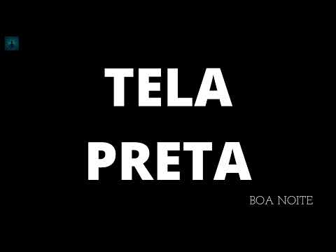 TELA ESCURA - PRETA - 20 minutos DE som de chuva para dormir