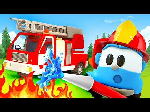 The Fire Truck song for kids &amp; songs for kids about street vehicles. Cars songs &amp; nursery rhymes.