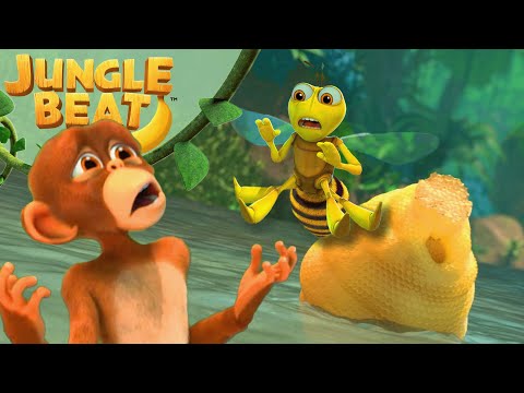 Bee Hive Down | Bee Plot | Jungle Beat: Munki &amp;amp; Trunk | Kids Animation 2023