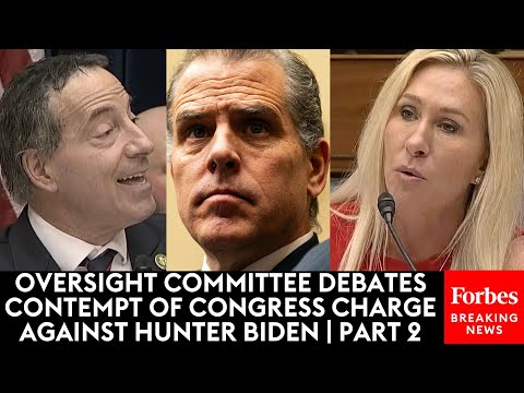 Hunter Biden Contempt Of Congress Charges Lead To Dramatic Debate In Oversight Committee | Part 2