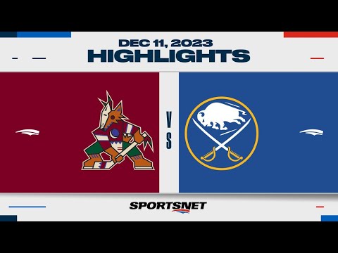 NHL Highlights | Coyotes vs. Sabres - December 11, 2023