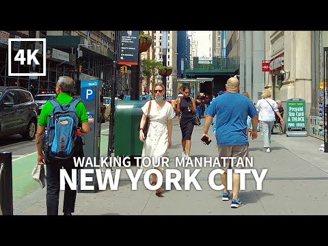 NEW YORK CITY TRAVEL - USA, WALKING TOUR(4), World Trade Center, Wall Street, Broadway [4K FULL]