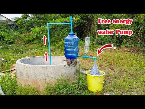 Amazing idea To Make Auto pump from deep well, Pressure pump from deep well.