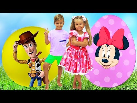 Diana y Roma - Nuevos Toy Story con Huevos Sorpresa