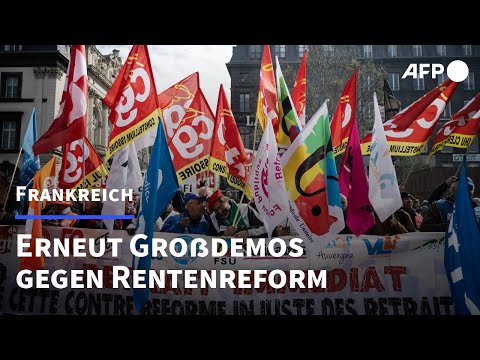 Erneut Gro&szlig;demos gegen Rentenreform in Frankreich | AFP