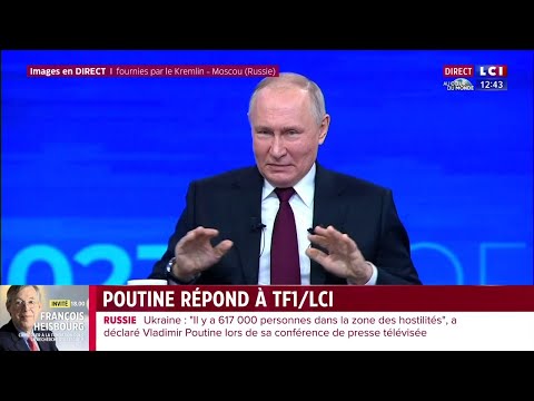 Vladimir Poutine : &quot;Nous nous tenons pr&ecirc;ts &agrave; poursuivre nos interactions avec la France&quot;